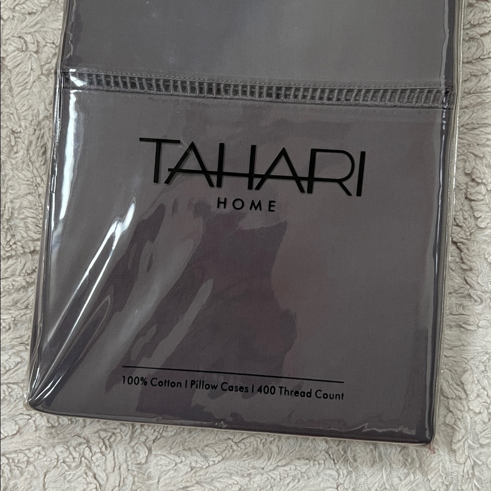 Tahari Home 100% cotton King Pillow Cases 400 thread count, New in packaging - Picture 13 of 15